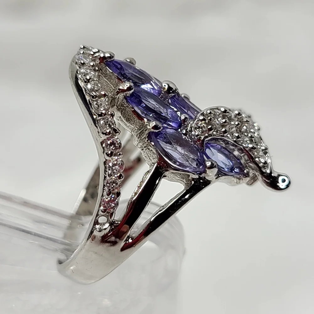 Rings Jewelry cluster diamond vibrant