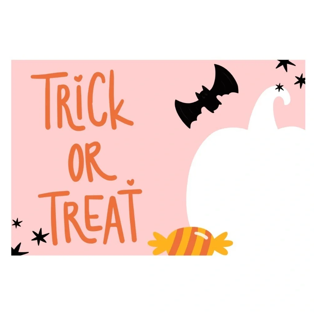 Set of 10 Halloween Trick or Treat Party Post Card