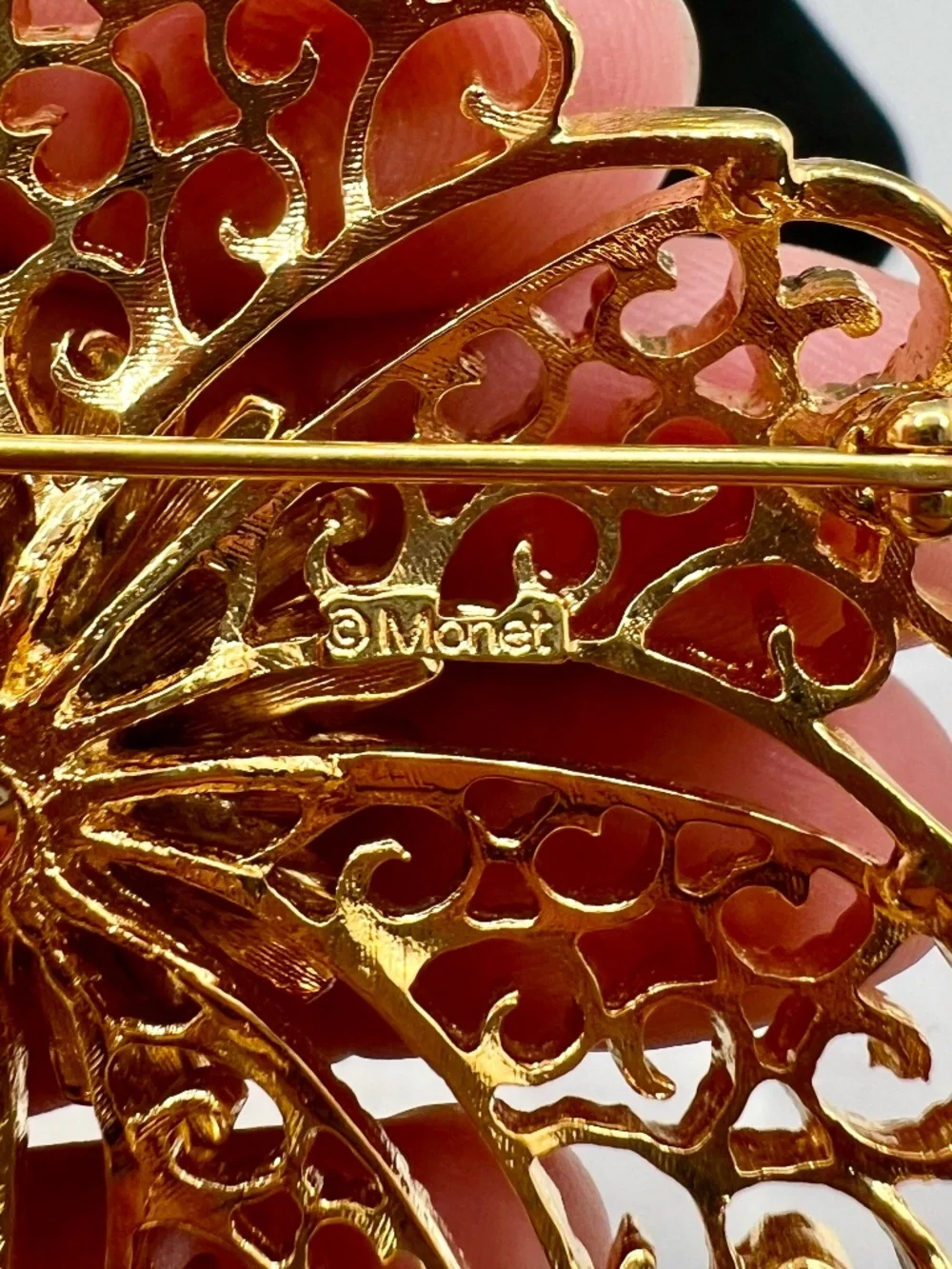 Monet gold finish