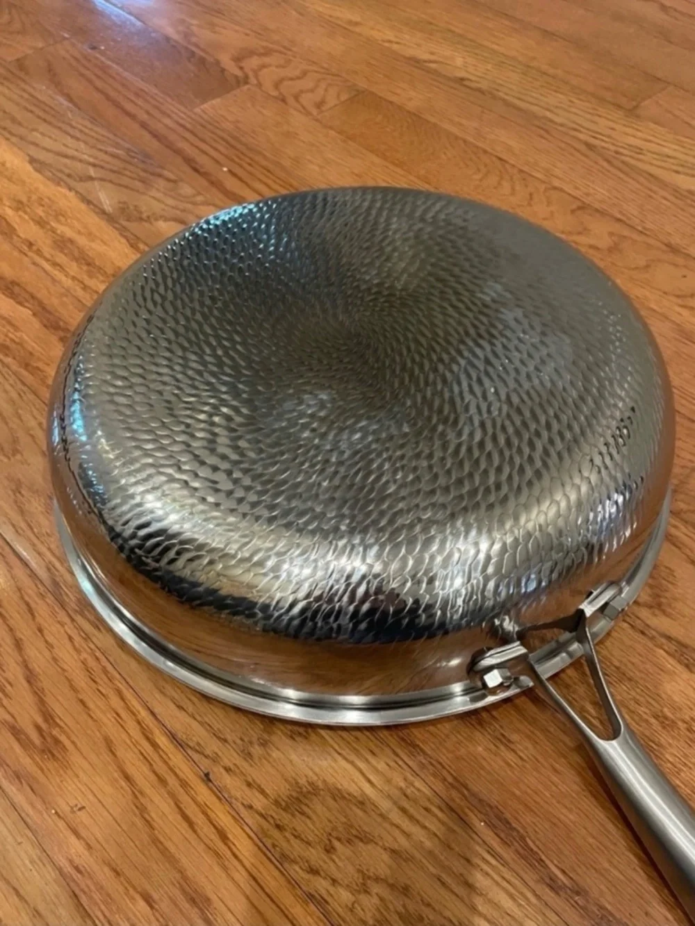 Plateful Titanium Frying Pan with Glass Lid - Silver