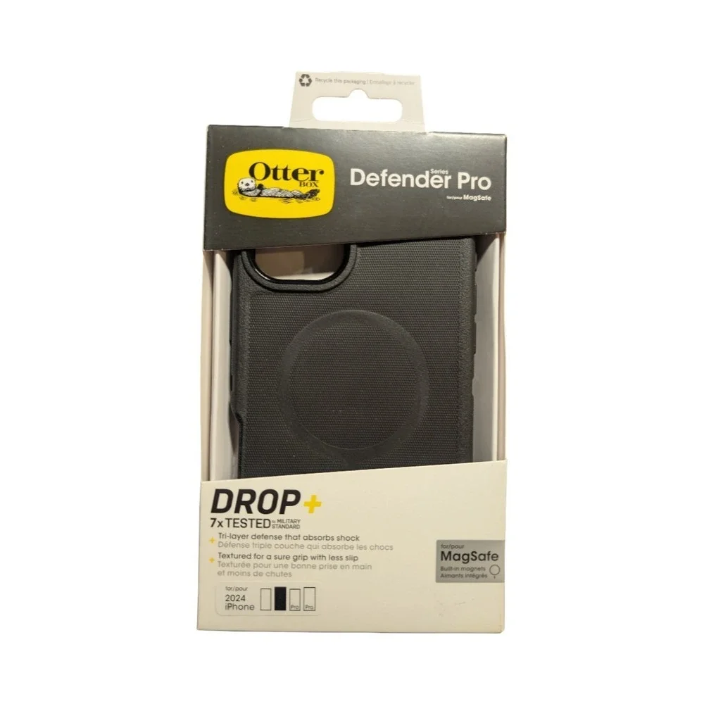 E5-O OtterBox Defender Pro‎ Series MagSafe Case for Apple iPhone 16 Plus - Black
