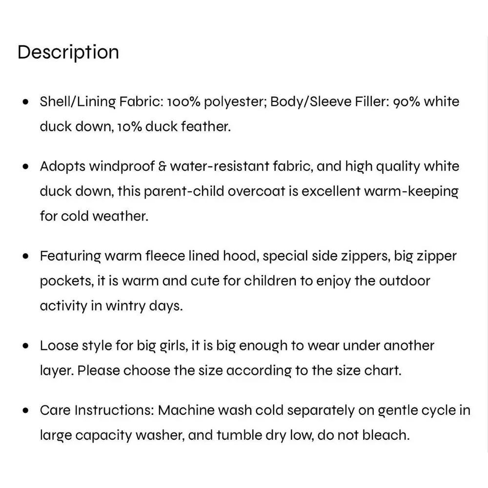 Orolay hooded down water