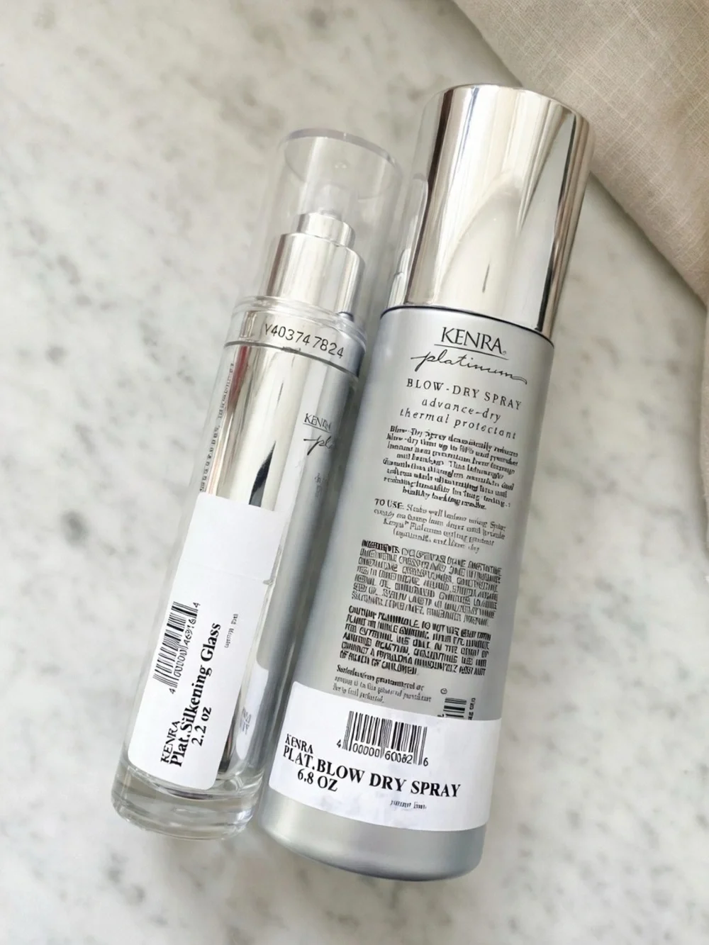Kenra Platinum Silkening Gloss + Blow‑Dry Spray Set Bundle– BRAND NEW!