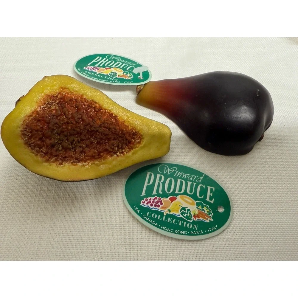Winward Produce Figs Faux‎ Fruit Realistic Simulation Prop Decor 12