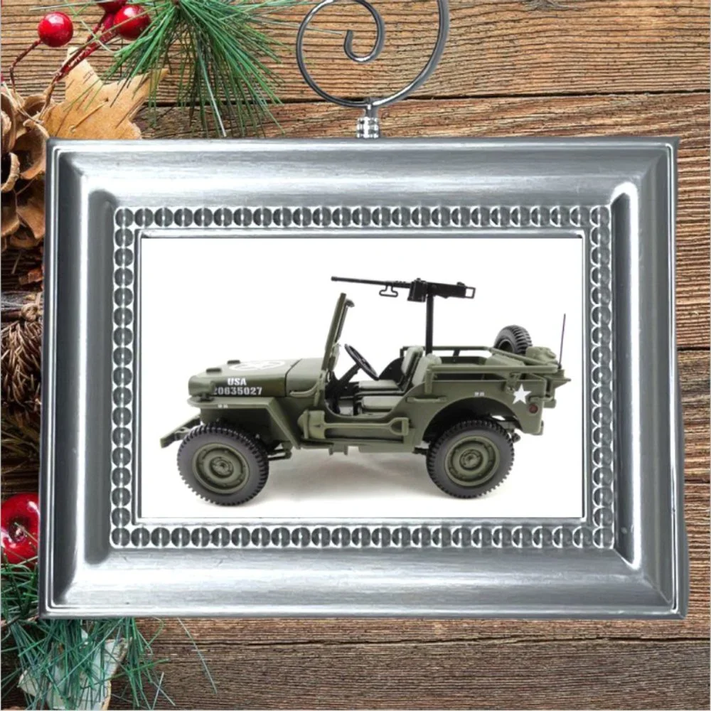 United States US Military Army 1941 Jeep USA Christmas Tree‎ Ornament