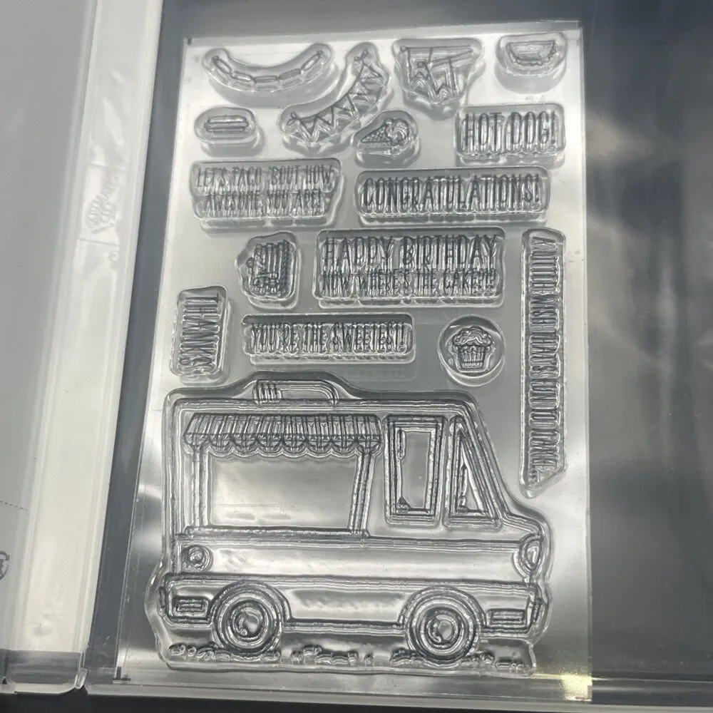 Stampin Up! addition food stamp