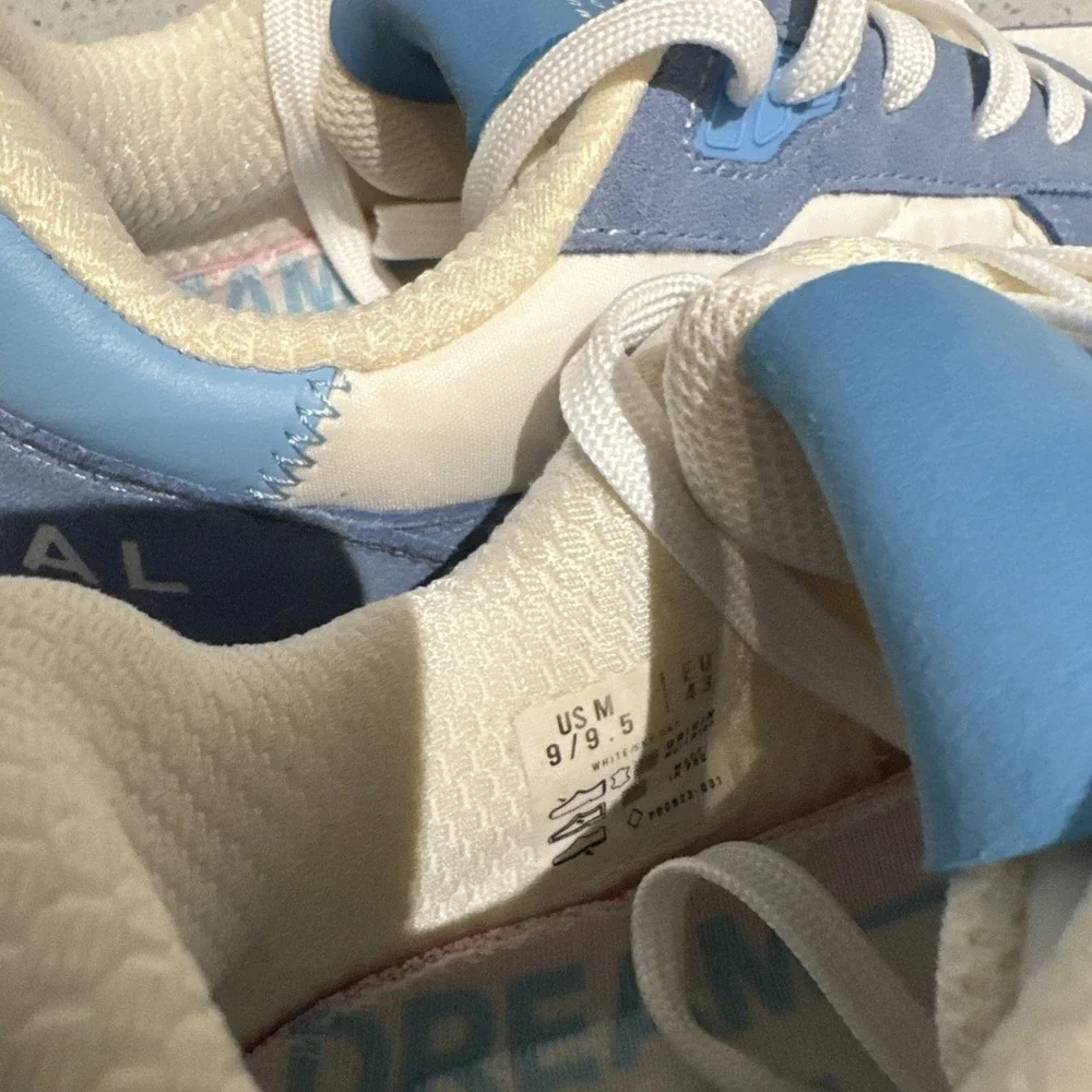 Mark Wahlberg Municipal Origin Sneakers Men's US9.5/9 White/Sky Blue