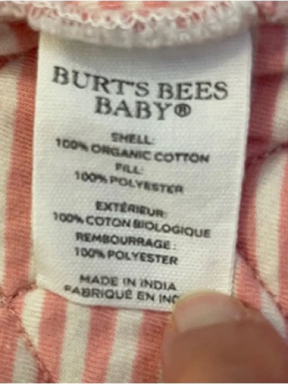 Burts Bees Baby cute quilted