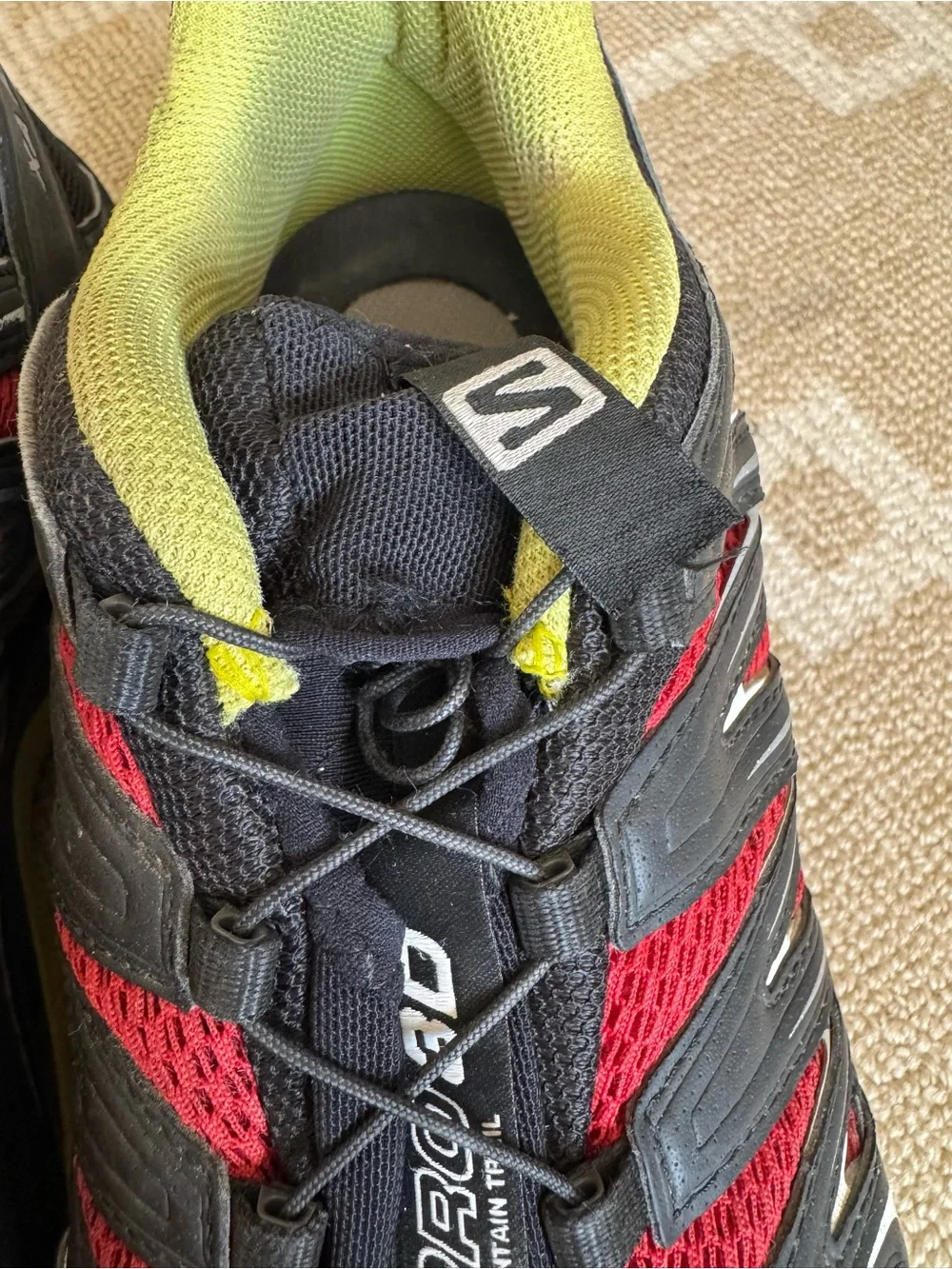 Salomon XA Pro 3D Trail Running Shoes Red Black Hiking Sneakers 11
