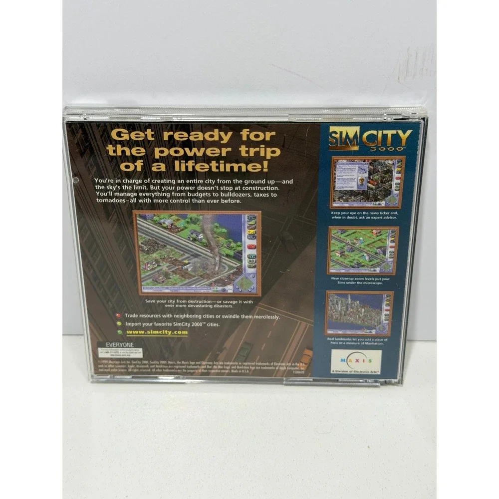 The Sims 3 and SimCity 3000 PC Game Bundle EA Maxis Simulation Strategy Disc Set