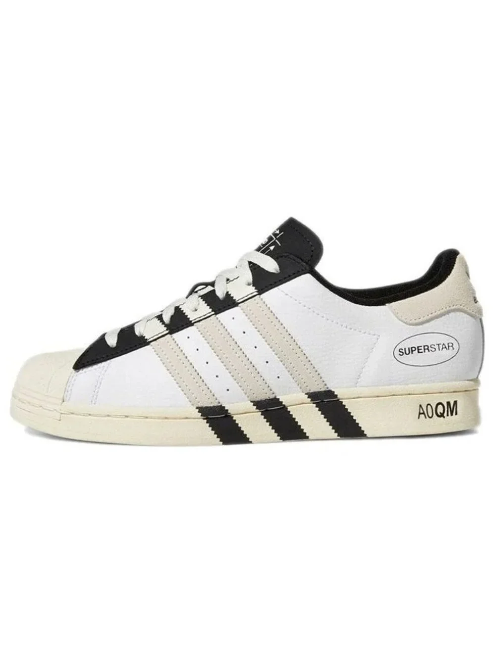 adidas Originals Superstar Size 11.5 Mens Sneakers Cream Black White GX6025 NEW