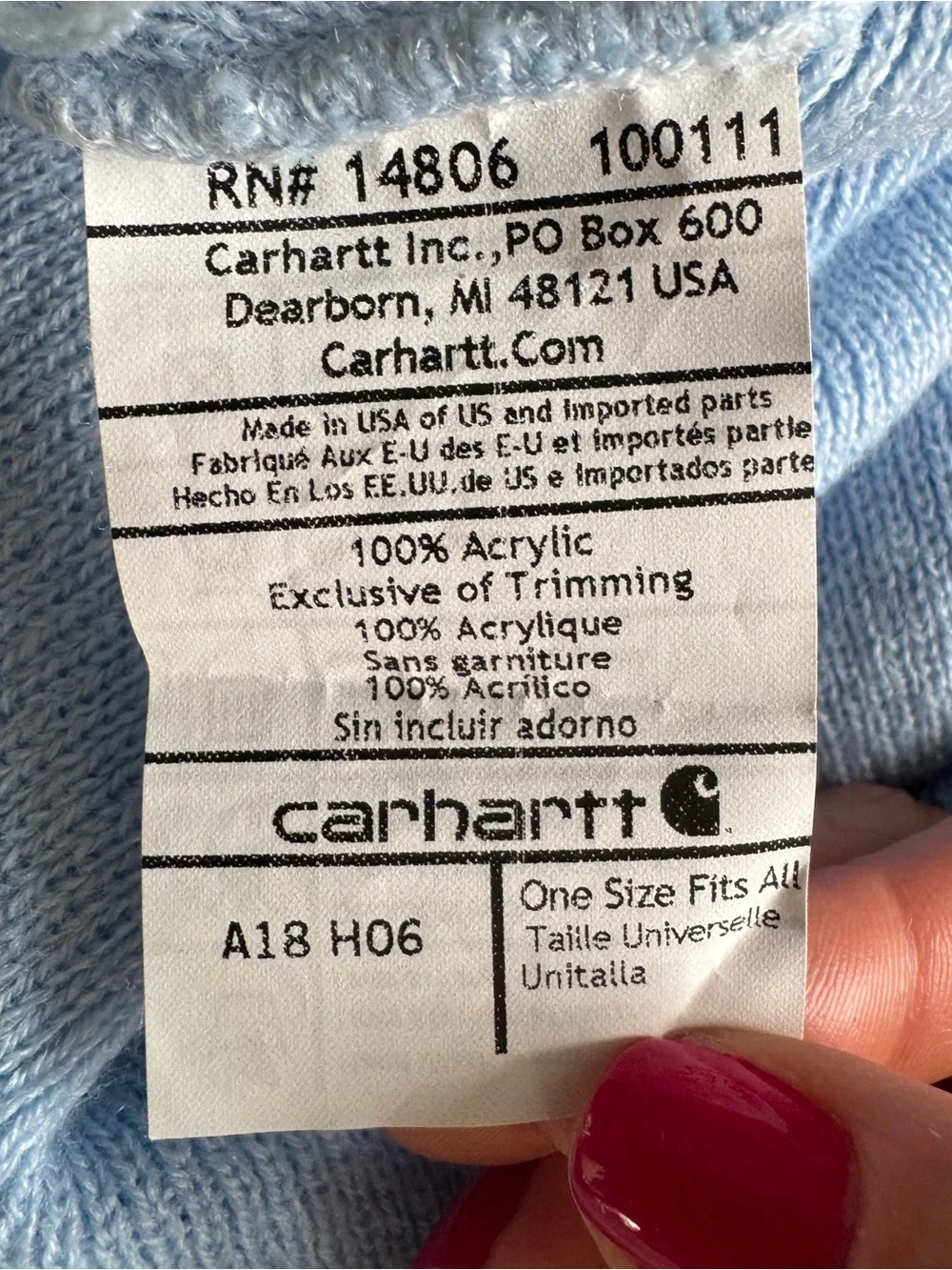 Carhartt classic watch