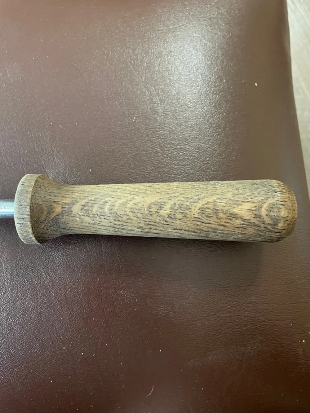 VTG Japanese Sharpening Steel Knife Honing Rod 8”– Wood Handle, Japan Marked