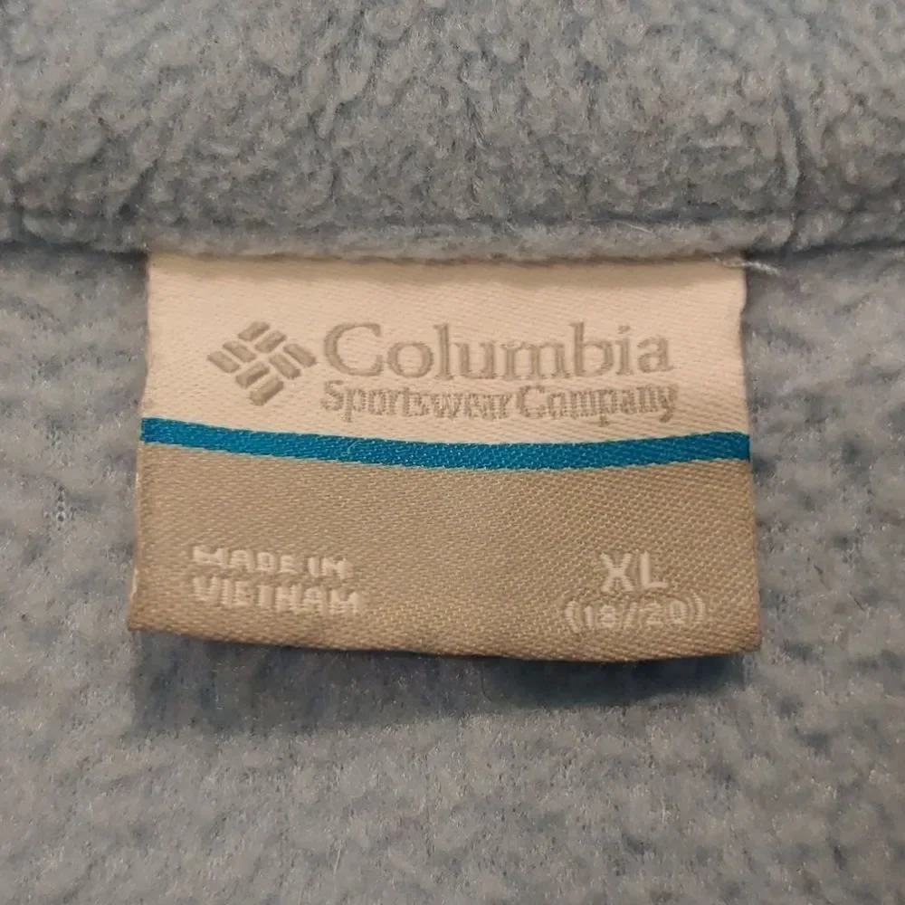 Girls Columbia UNC Tar Heels fleece jackets Sz 18/20