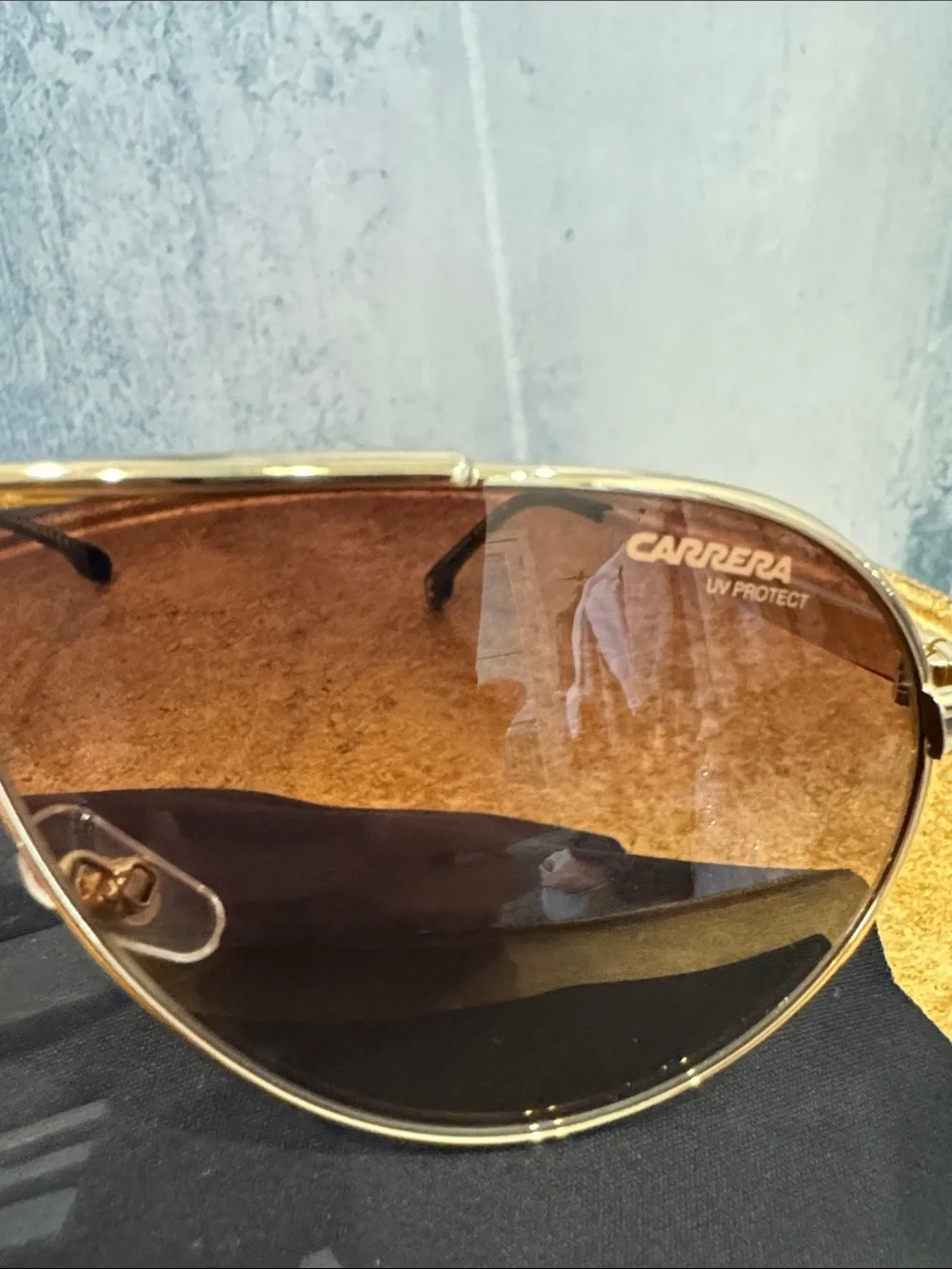 NEW Carrera Gold Aviator Sunglasses with Brown Gradient Lenses UNISEX