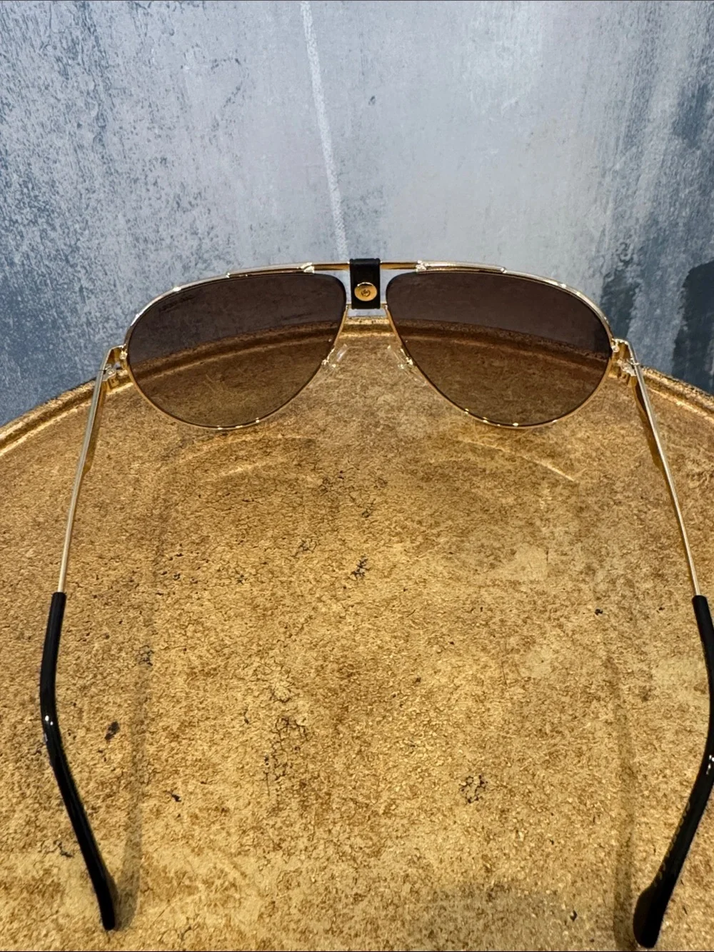 NEW Carrera Gold Aviator Sunglasses with Brown Gradient Lenses UNISEX