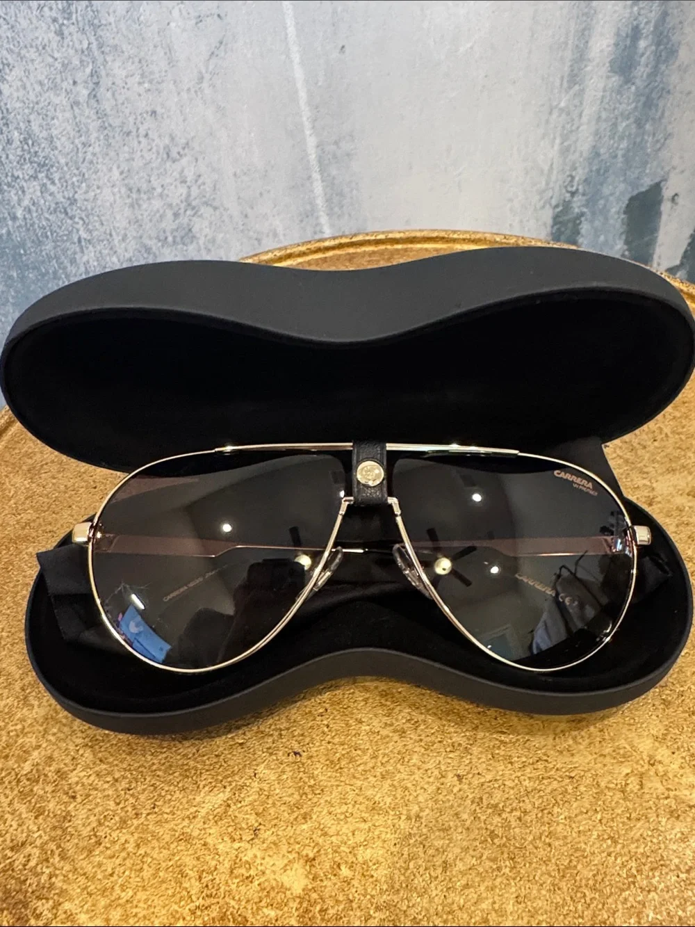 NEW Carrera Gold Aviator Sunglasses with Brown Gradient Lenses UNISEX
