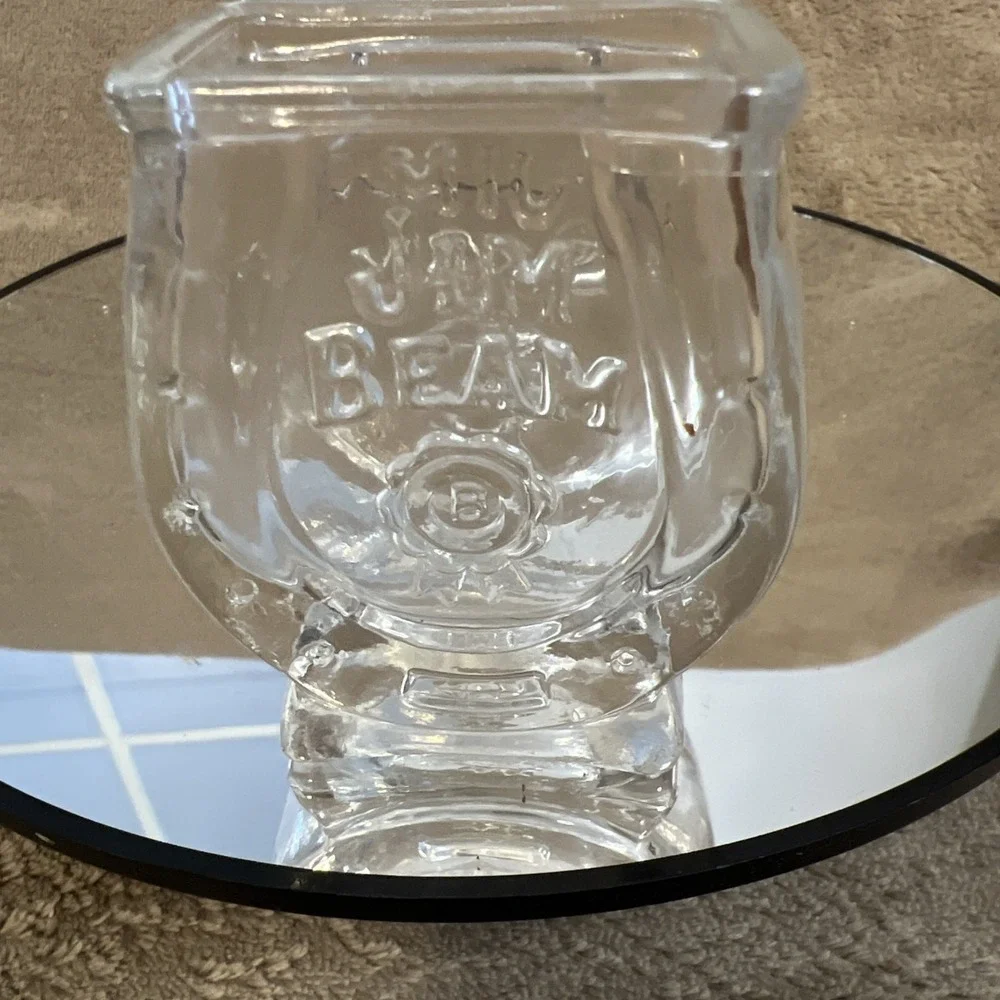 Vintage Jim Beam horseshoe toothpick‎ holder/shotglass