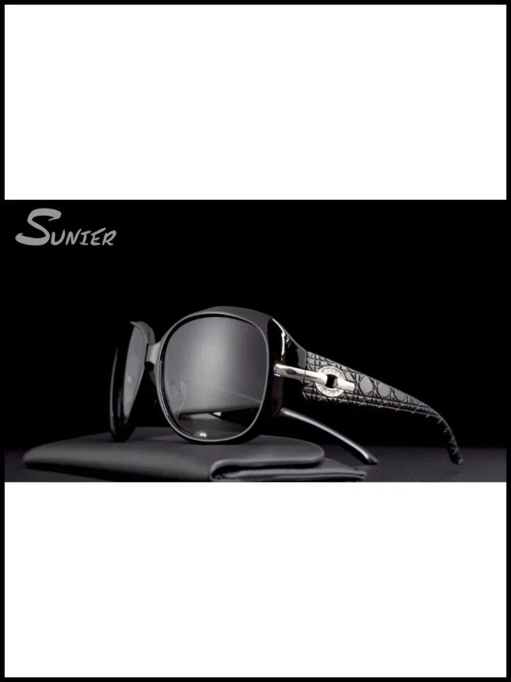Oversized Polarized Sunglasses UV400 Protection Retro Shield Shades