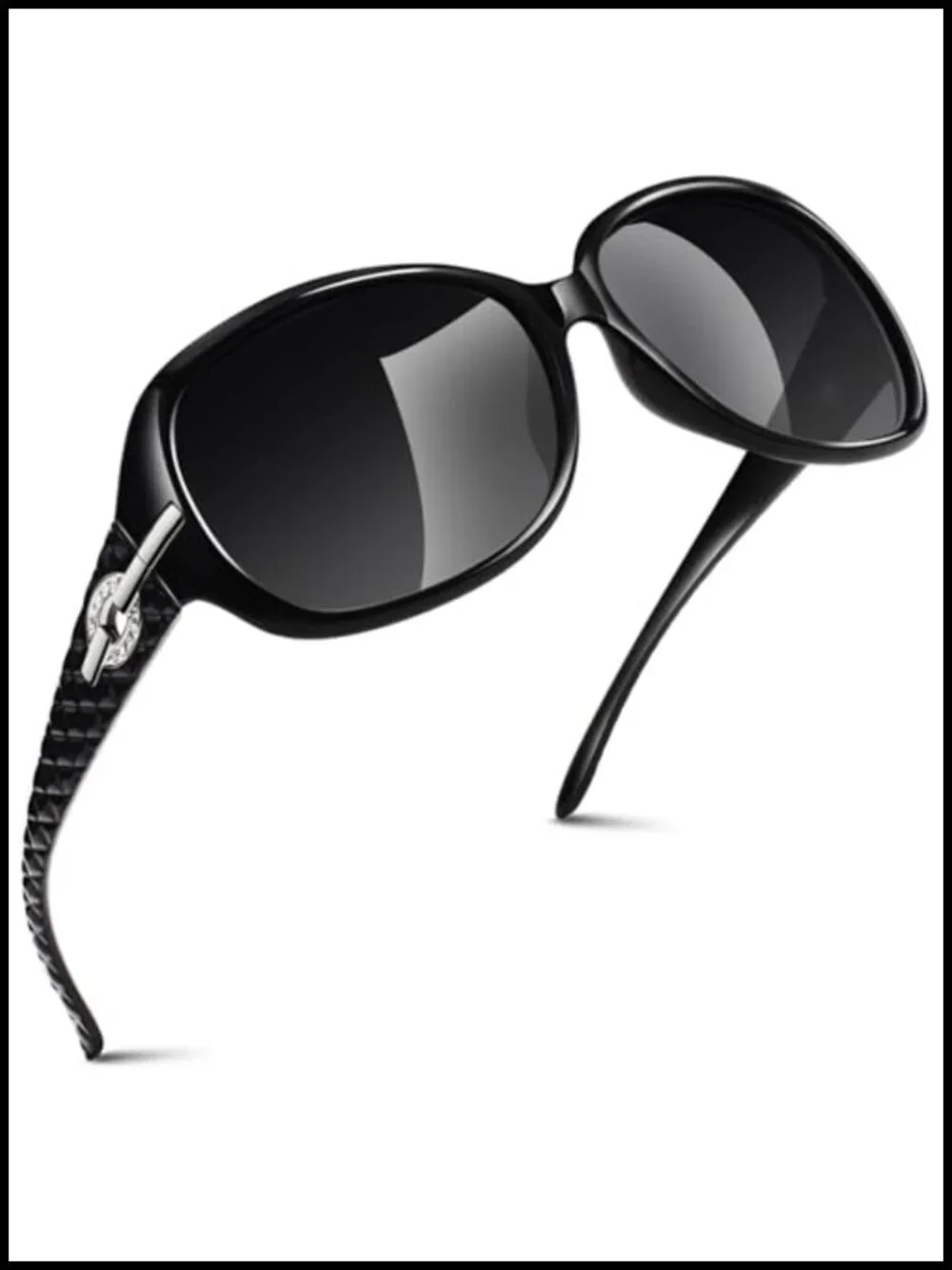 Oversized Polarized Sunglasses UV400 Protection Retro Shield Shades