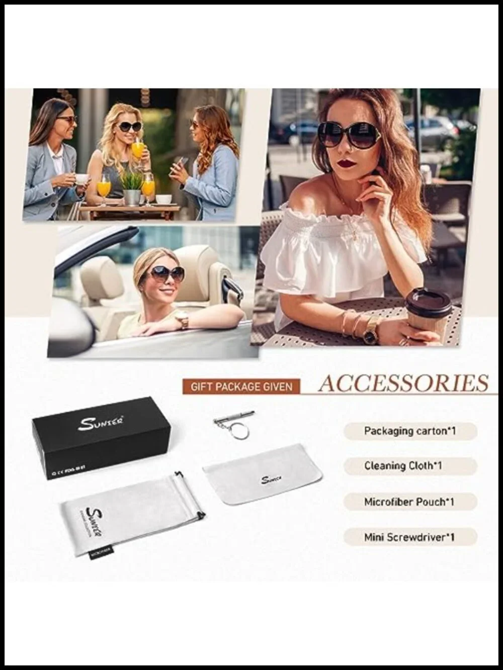 Oversized Polarized Sunglasses UV400 Protection Retro Shield Shades
