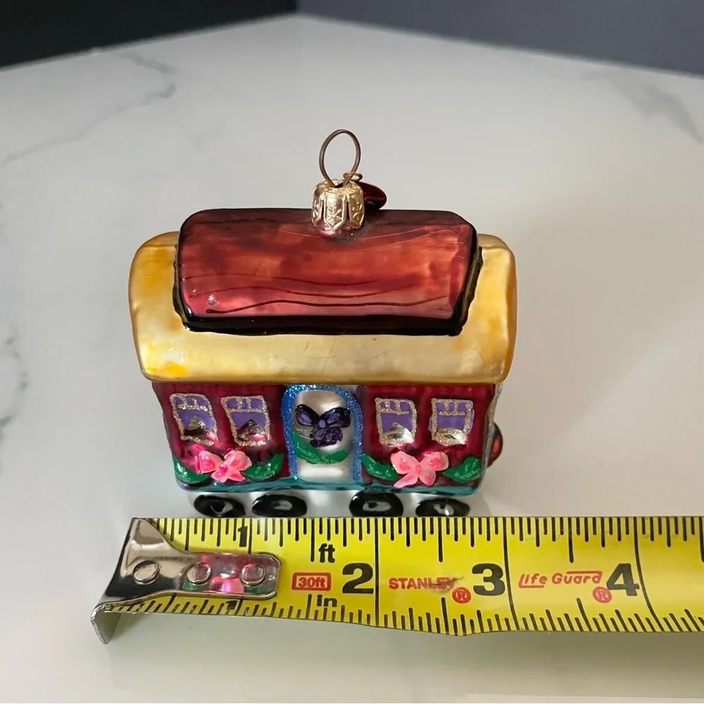 Christopher Radko measurement rubbed