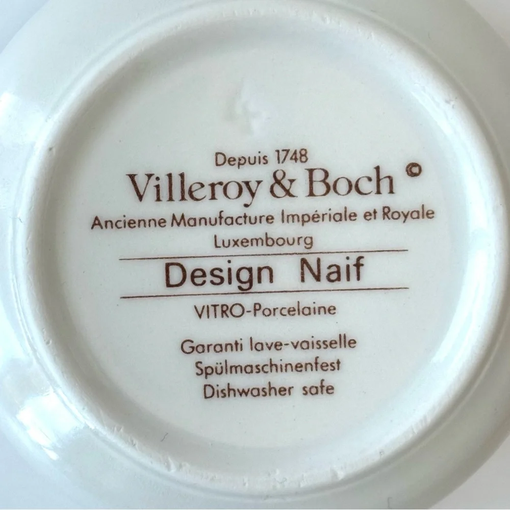 Villeroy & Boch Vintage Naif Porcelain Wedding Ring Dish German Collector Gift 1