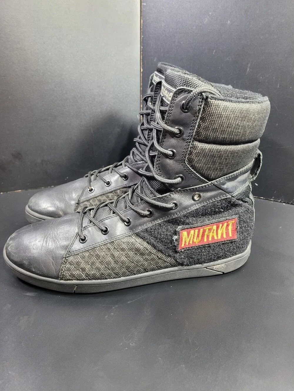 Heyday Footwear Mutant Mens High Top Wrestling Shoes Gym Training Boots Size 10