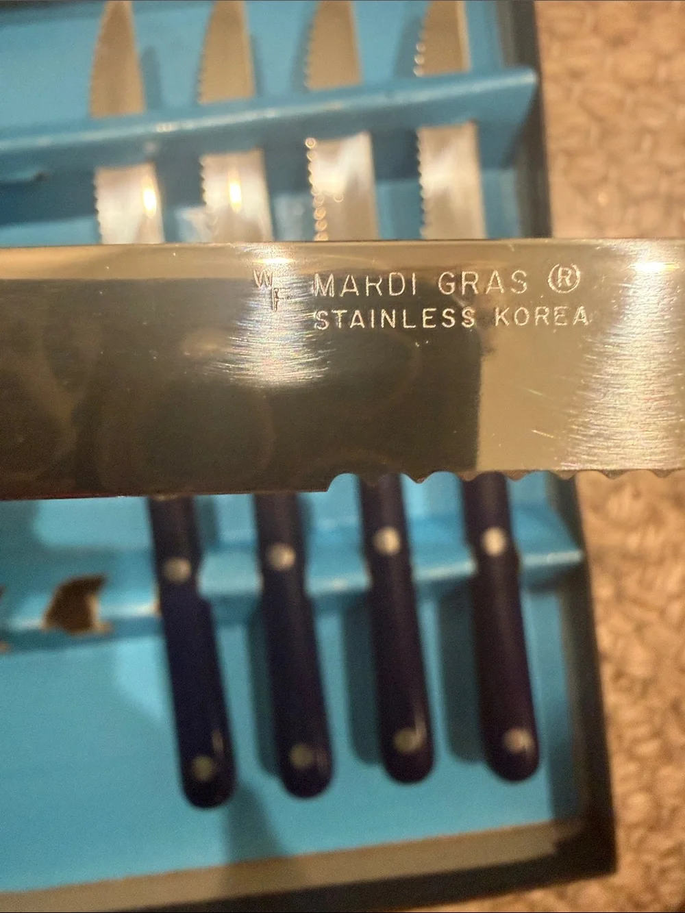 Mardi Gras stainless steel