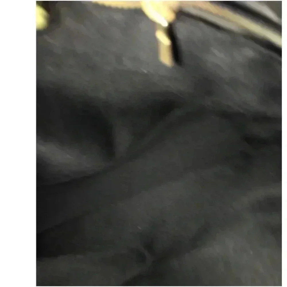 Fendi vintage black nylon satchel handbag