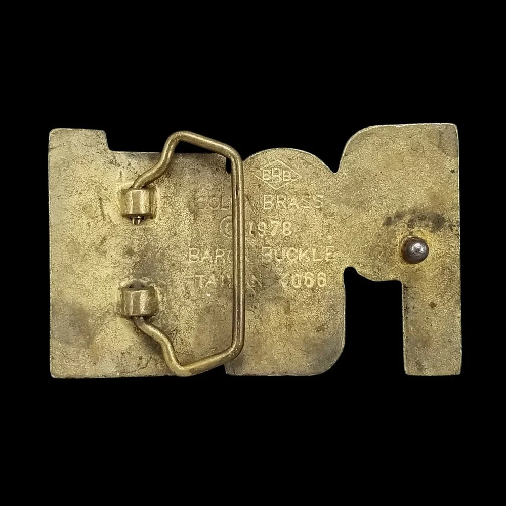 Vintage Paul Name Belt Buckle Solid Brass 1978 Baron‎ Buckle Made in Taiwan