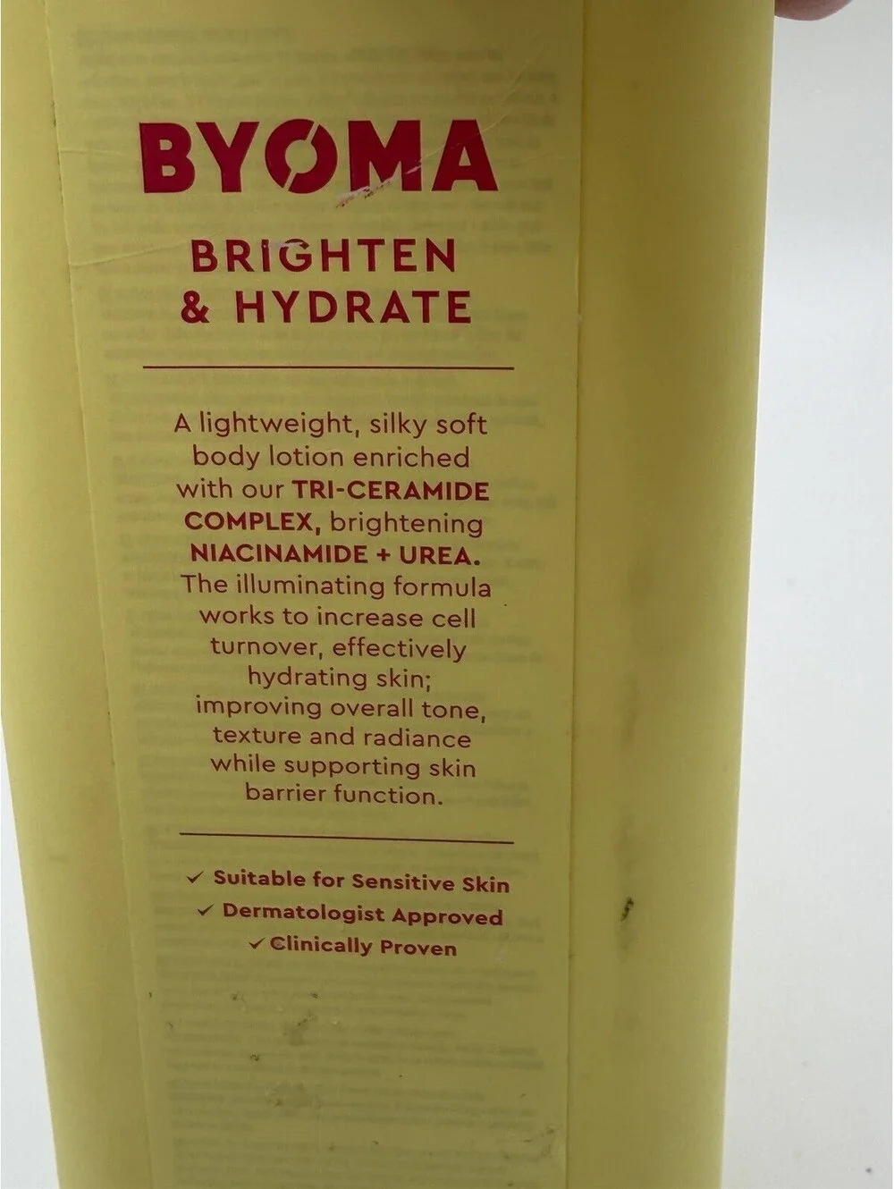 Byoma brightening body