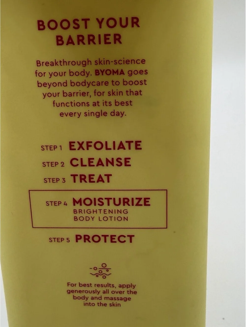 Byoma brightening body