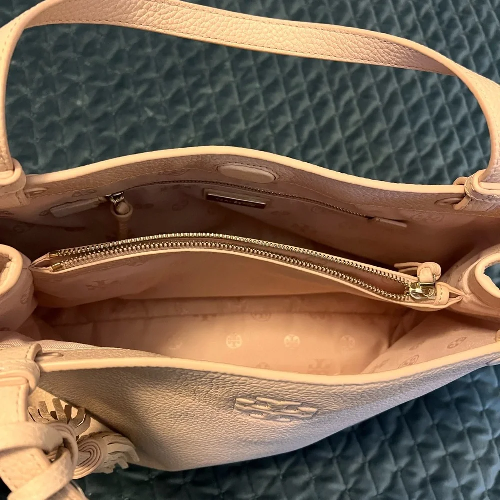 Tory Burch pebbled leather