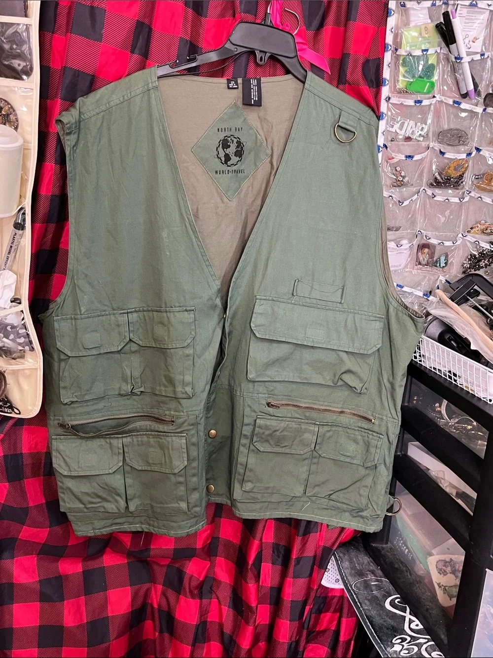 North Bay world.Travel olive green