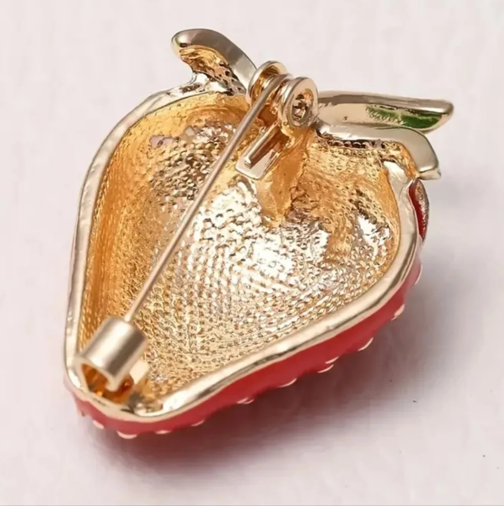 Strawberry Brooch SUMMER TIME BEAUTIFUL