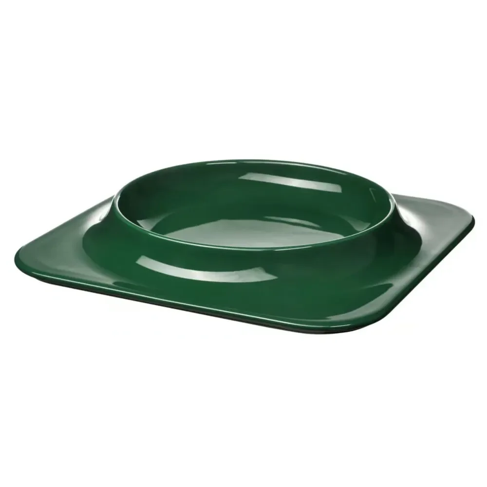 IKEA VINTERFINT Plate, Dark Green, 10 ½x10 ½ 