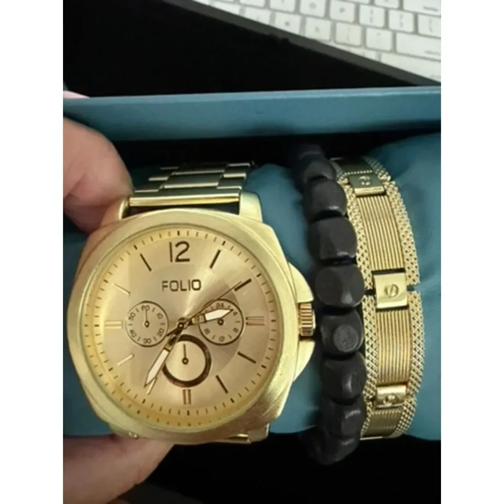 folio gold tone
