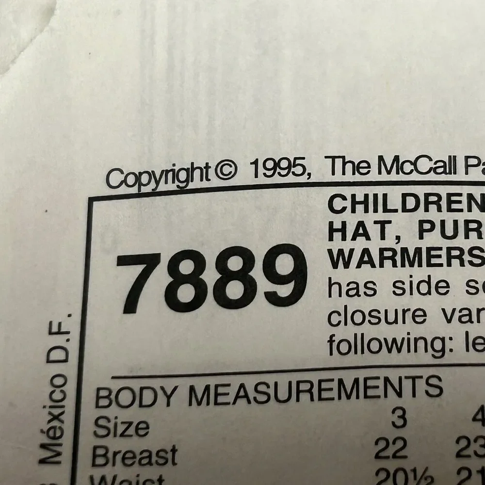 McCalls uncut sewing