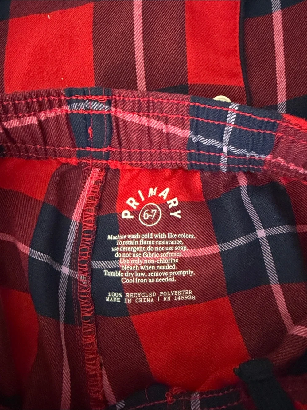 Primary classic plaid