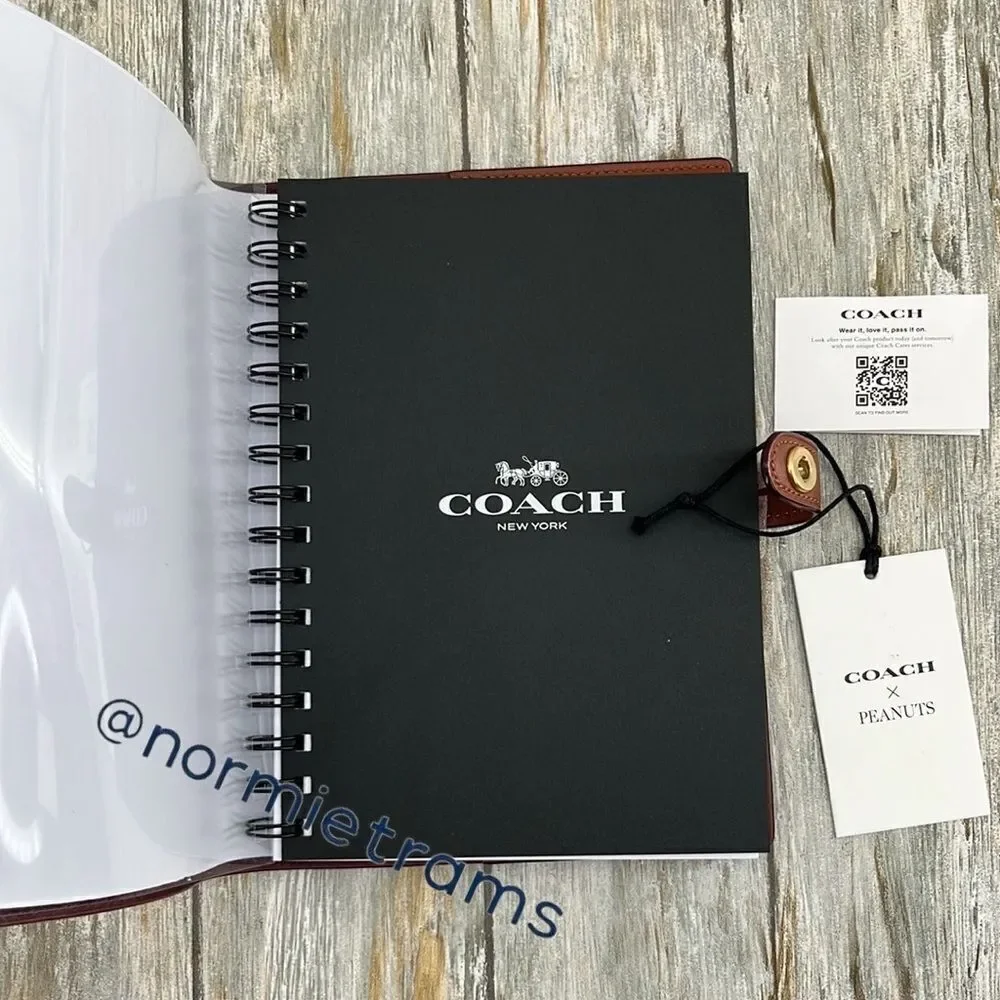 Coach notebook signature