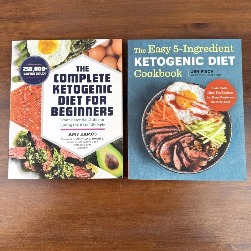Lot of 2‎ Keto Cookbooks
