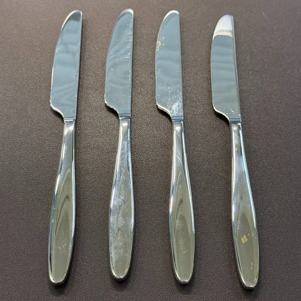 Gourmet‎ Settings Dinner Knives Stainless Steel Set of 4