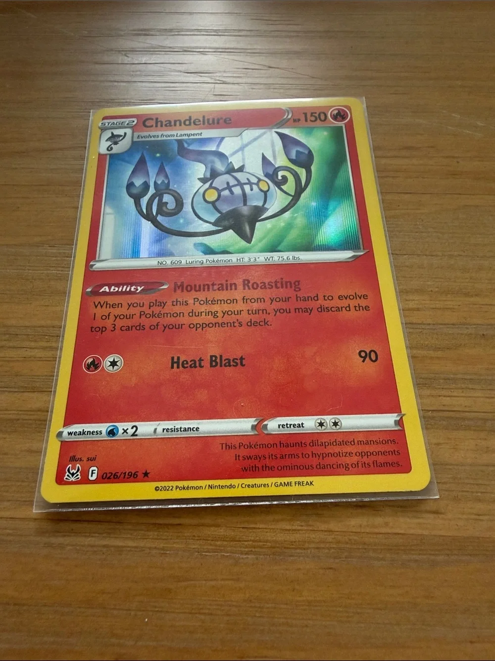 Chandelure Pokémon Holo Reverse Holo Card Lot | 3 Card Ghost Pokémon Lot ✨5/$25✨