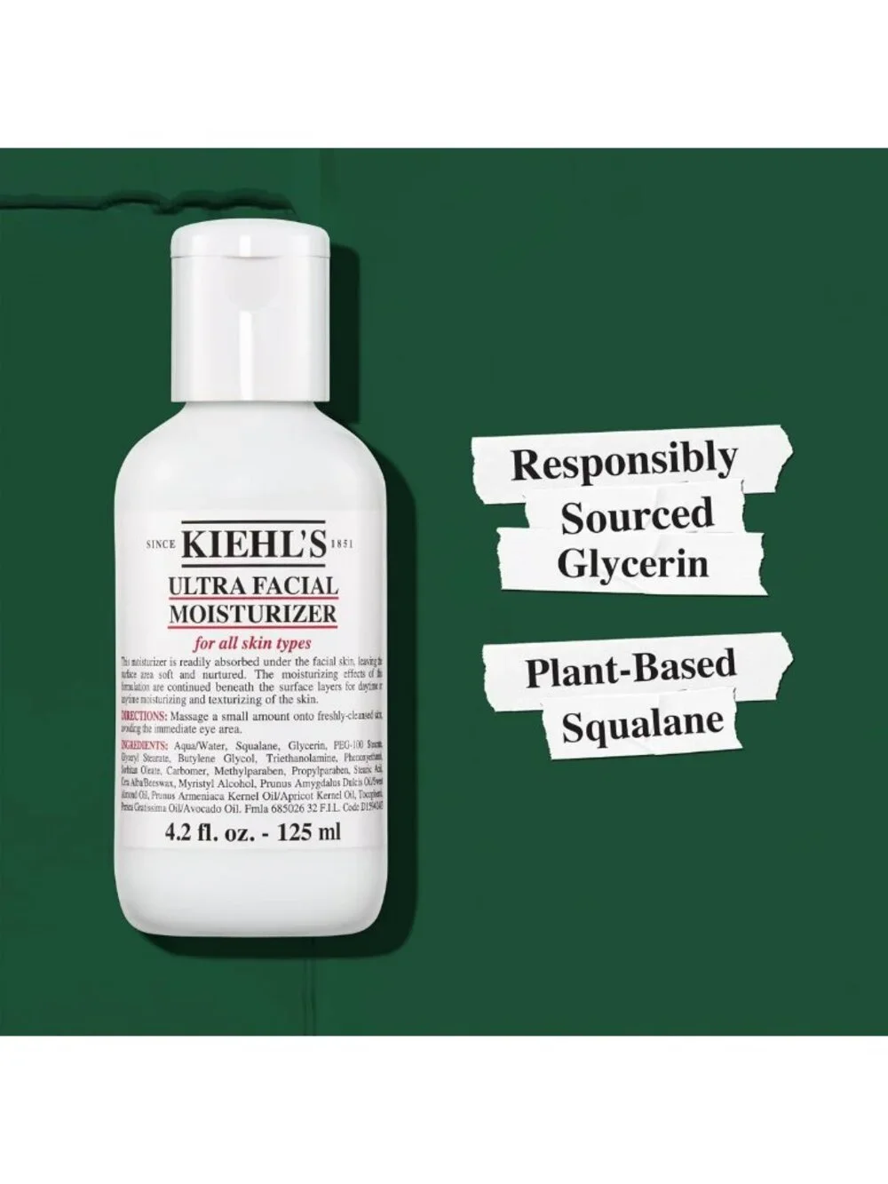 Ultra Facial Moisturizer for Daily Hydration, Squalane & Glycerin