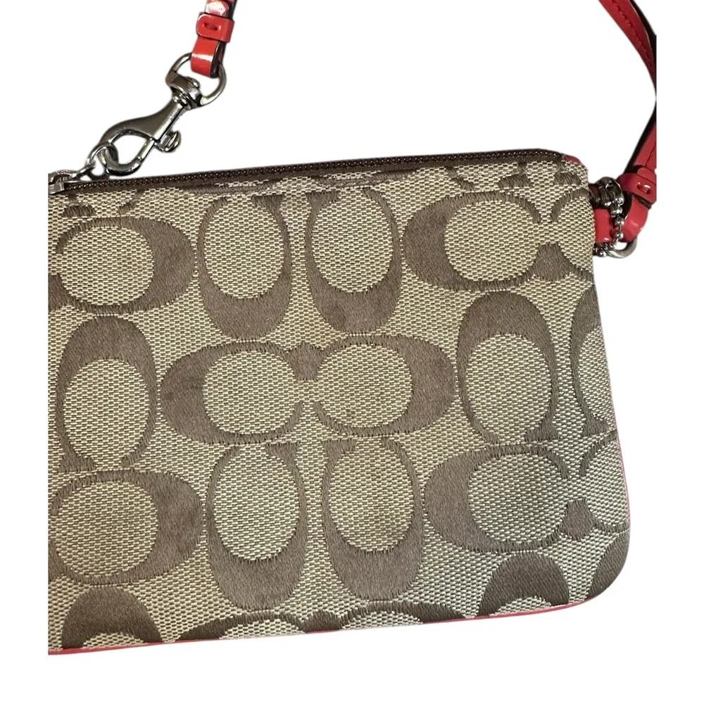 Coach chic wristlet