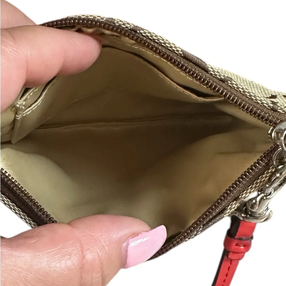 Coach chic wristlet