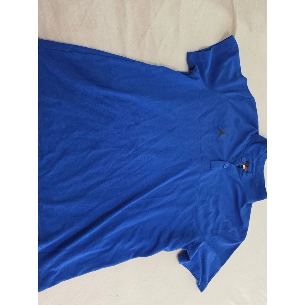 Jordan Mens Royal Blue Jumpman Short Sleeve Polo Shirt Large Athletic Casual