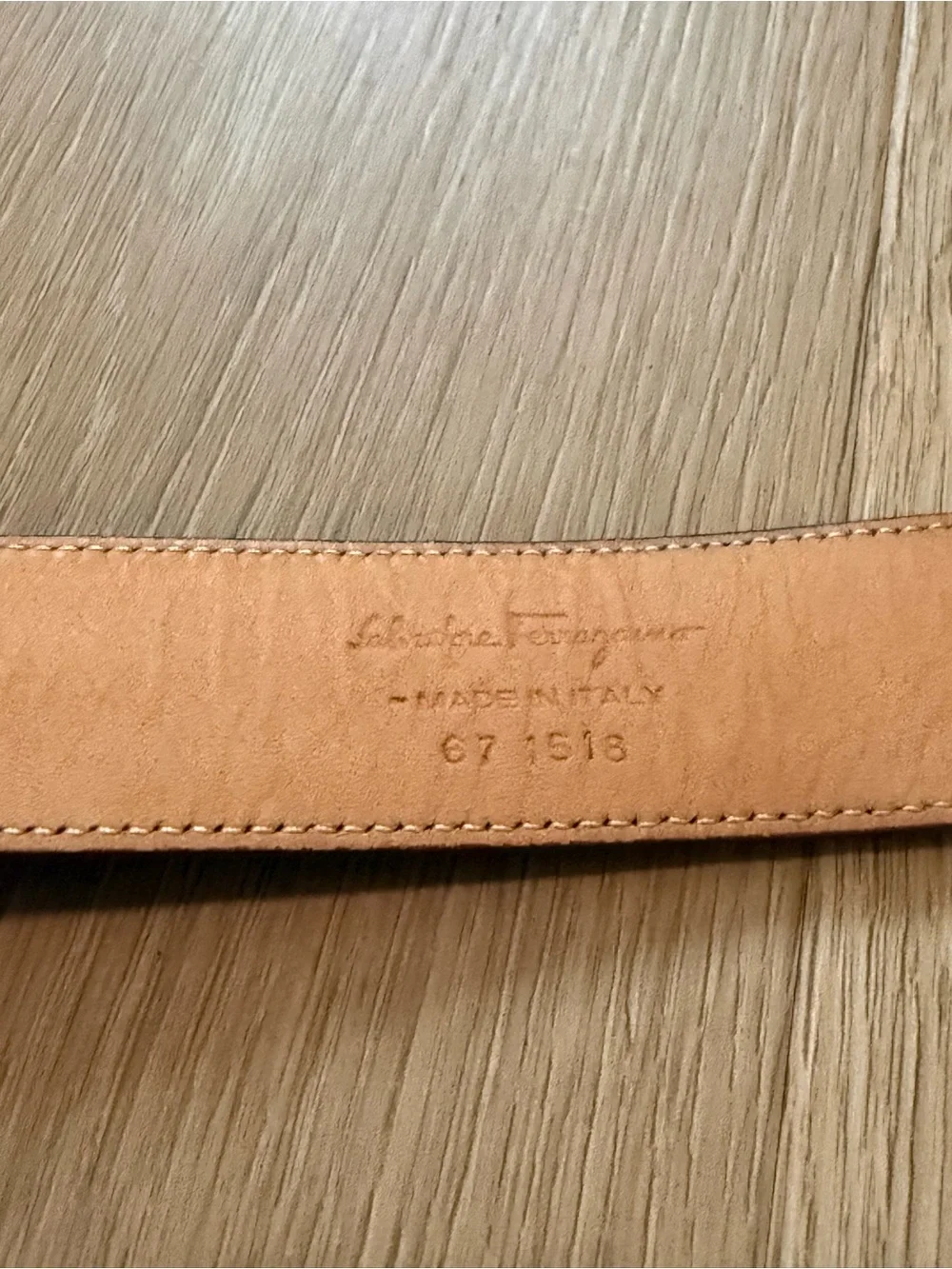 Salvatore Ferragamo Men's Dark Brown Suede Belt with Silver Buckle Size 36