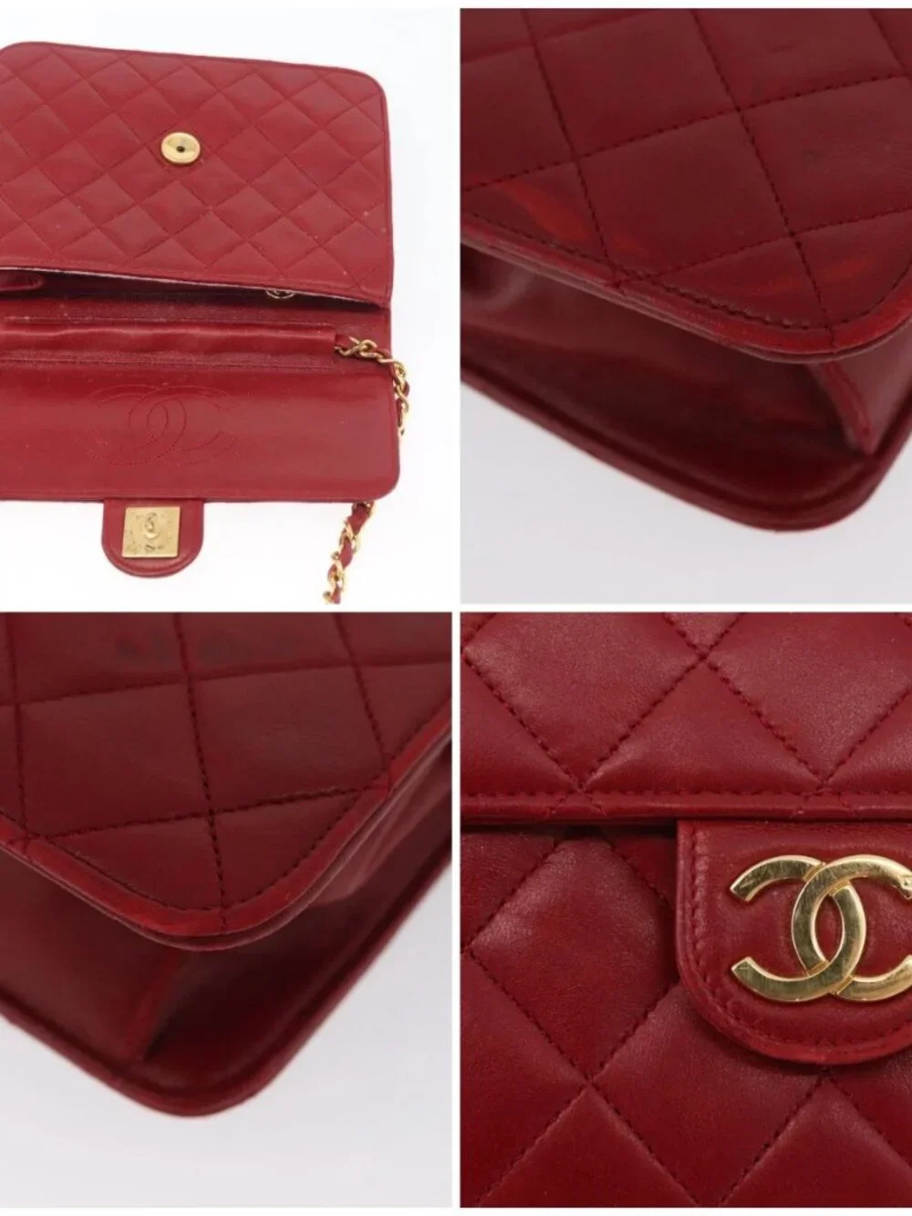 CHANEL brand	chanel color	red